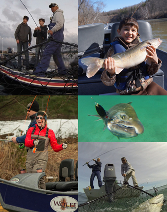 Michigan guided fishing trips