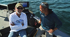 Al Lindner - Fishing with Sport Fish Michigan,angling edge,coho salmon,al lindner,captain ben wolfe,sport fish michigan,tv appearances,vertical jigging