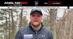 Capt. Chad Dilts - Angling Buzz TV Fishing Report - Early May,walleye, steelhead, trout, brown trout, fishing report, michigan, detroit river, saginaw bay   