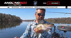 Ben Wolfe - Angling Buzz TV Fishing Report - Mid-May 2019,walleye, smallmouth, largemouth, cisco, fishing, michigan, traverse city, angling buzz