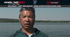 Ben Wolfe - Angling Buzz Fishing Report - Early July 2020,mayfly, mayflies, hex, hexagenia, michigan