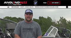 Chad Dilts - Angling Buzz TV Fishing Report - Mid-July 2019,thermocline, fishing, water temperature, humminbird, michigan perch, lake trout, walleye, michigan salmon, bass