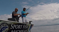 Lake Trout Vertical Jigging Fun - The Best of Michigan Fishing,