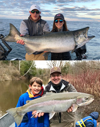 Fall fishing in Michigan