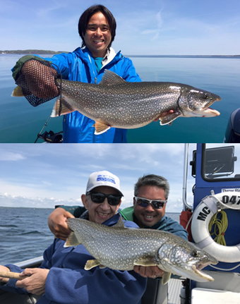 Northern Michigan Lake Trout Fishing