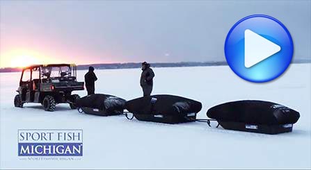 Michigan Ice Fishing with SFM